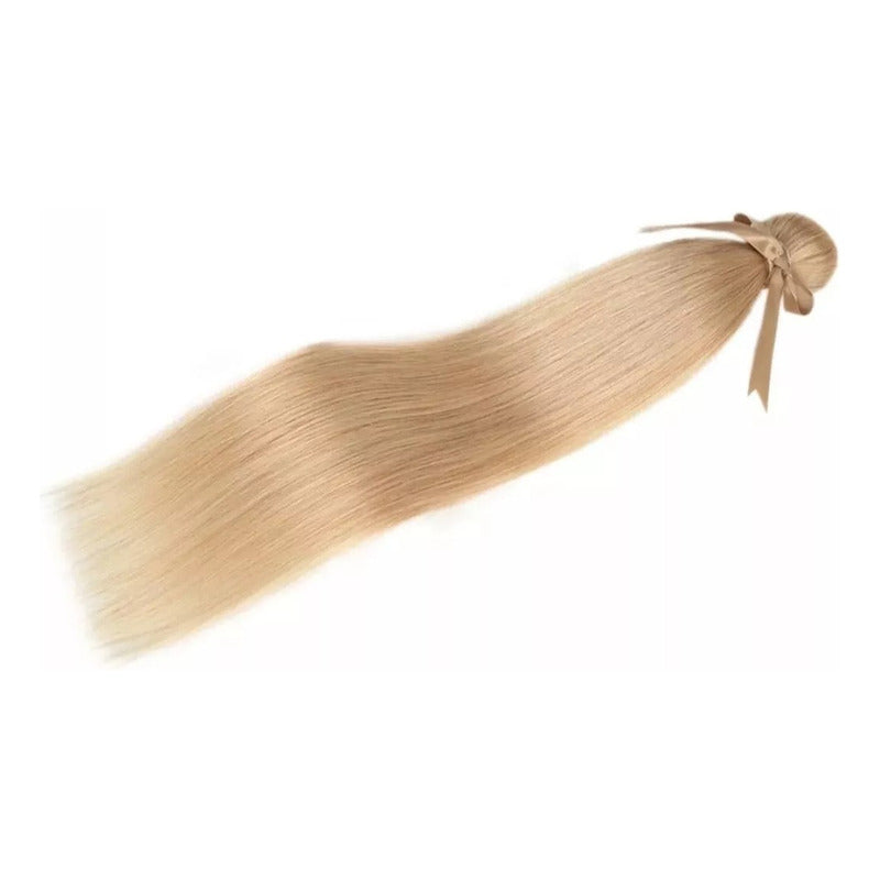 Cabello Natural Extensión 100% Humano 100 Gramos 60cm