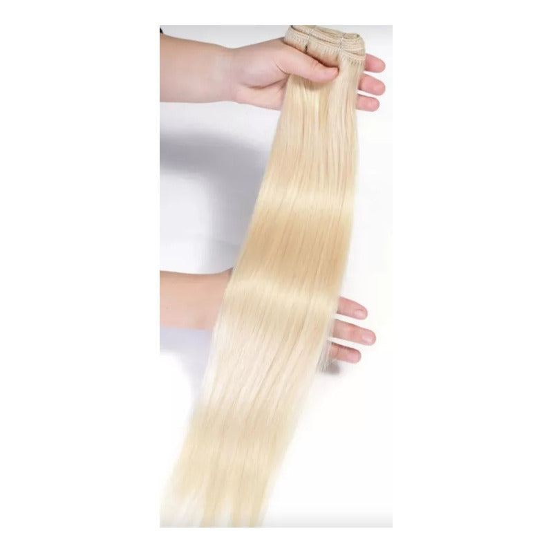 Cabello Natural Extensión 100% Humano 100 Gramos 70 Cm