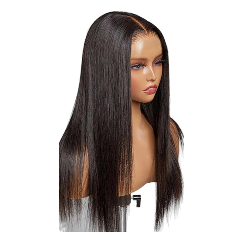 Peluca, Cabello Natural 100% Humano 24 Pulgadas Lace Frontal