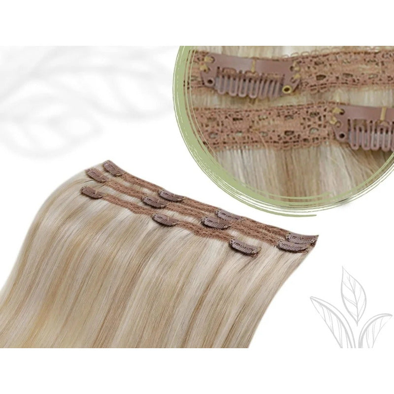 Lace Clip, Cortinas De Cabello Natural 100% Humano